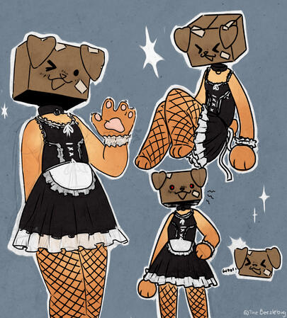 Sketchy flatcolour (1 fullbody, 2 halfbodies, 1 headshot)
