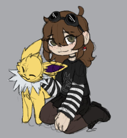 Fullbody Sketchy flatcolour